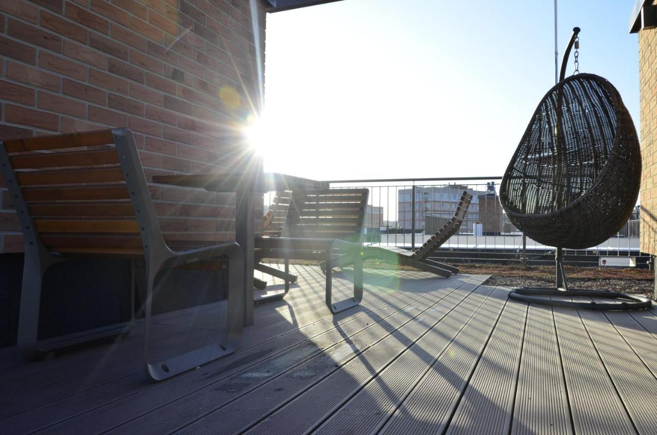 Roof Terrace Old Town Apartments With Private Parking 格但斯克 外观 照片